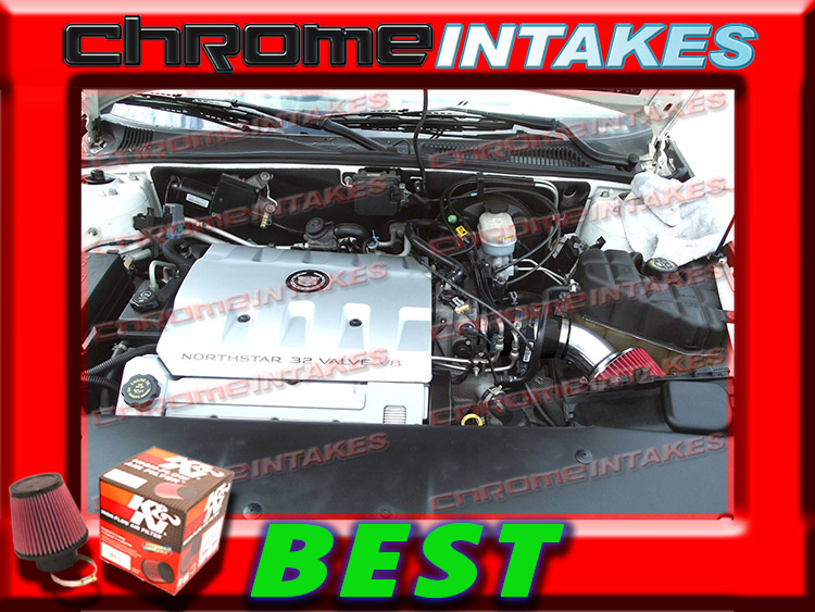 K/&N+BLACK RED 93 94 1993 1994 CADILLAC SEVILLE STS//SLS 4.6L V8 AIR INTAKE KIT