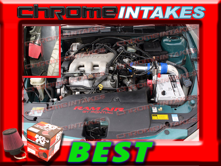 K/&N+BLUE RED 97 98 99 00 01-03 CHEVY MALIBU BASE//LS 3.1L V6 COLD AIR INTAKE 2P