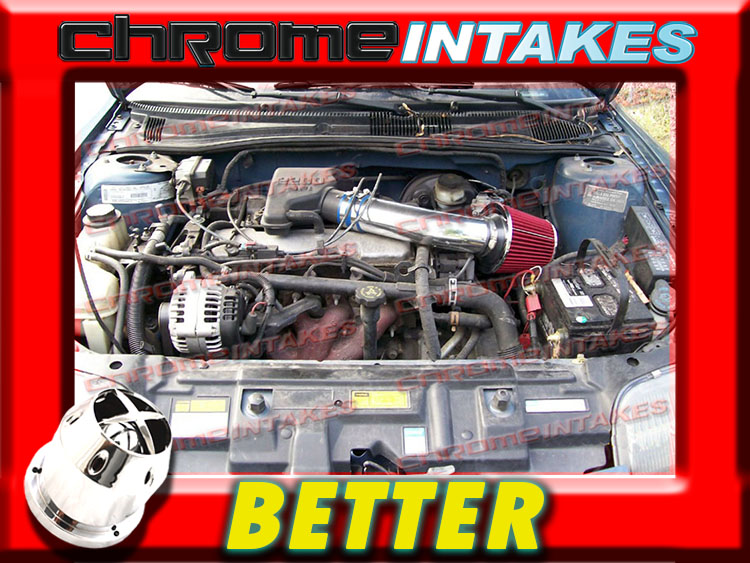 K/&N+RED 97 98 99 00-02 JEEP WRANGLER SE//SPORT//SAHARA 2.5L I4 AIR INTAKE KIT TBH
