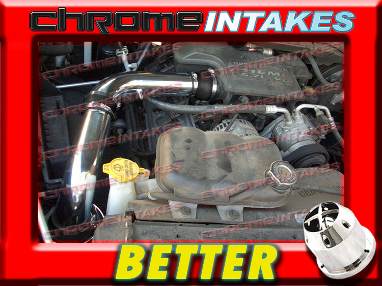 CF BLACK RED 02-10 DODGE RAM 1500//2500//3500 3.7 3.7L 4.7L 5.7L COLD AIR INTAKE