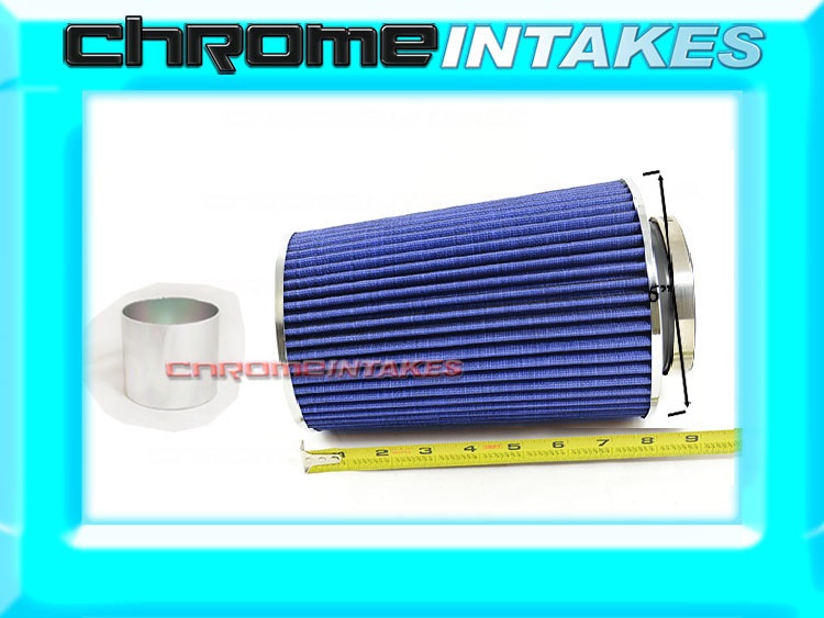 BLUE 2.5/"-3/" AIR INTAKE//PIPING RUBBER REDUCER COUPLER FOR SUZUKI//SAAB