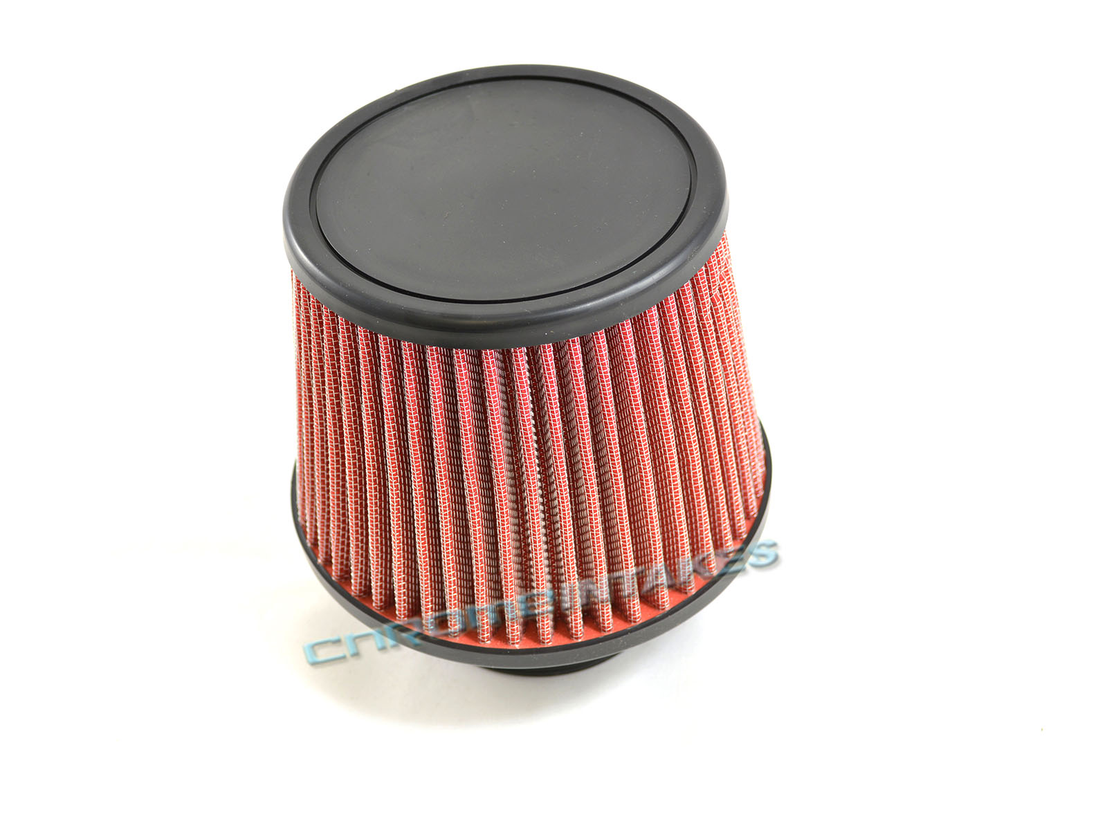 RED 1998 UNIVERSAL 76mm 3/" INCHES CHROME HEATSHIELD AIR INTAKE FILTER