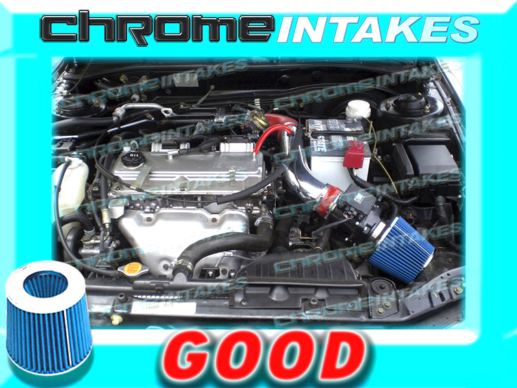 99-03 MITSUBISHI GALANT//00-05 ECLIPSE 2.4L I4//3.0L V6 AIR INTAKE KIT+K/&N Red