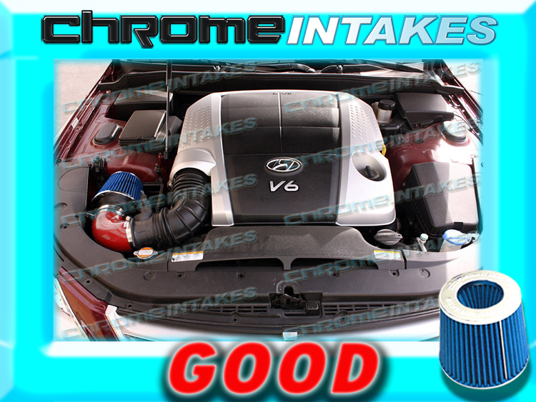 K/&N+RED COLD AIR INTAKE INDUCTION KIT FOR 09 10 11 HYUNDAI GENESIS 3.8L V6 4DR