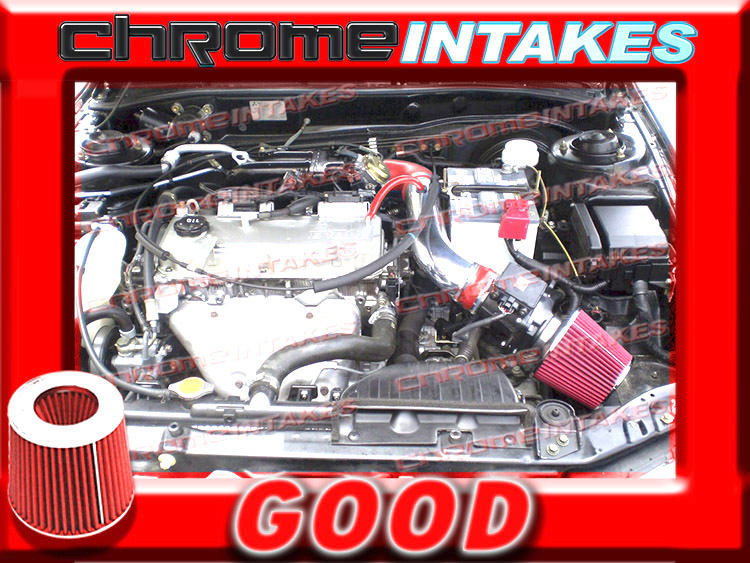 K/&N+RED 00-05 MITSUBISHI ECLIPSE//99-03 GALANT 2.4 2.4L I4//3.0L V6 AIR INTAKE KIT